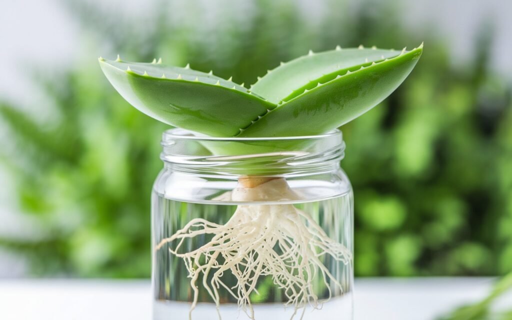 Water-propagated aloe