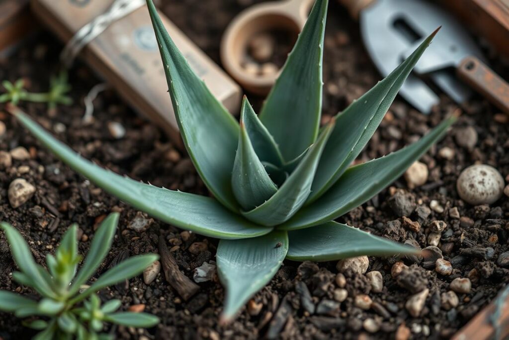 aloe vera potting soil