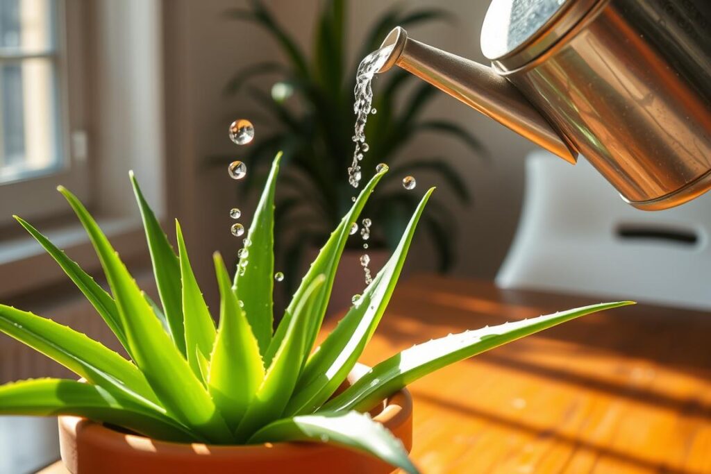 aloe vera watering