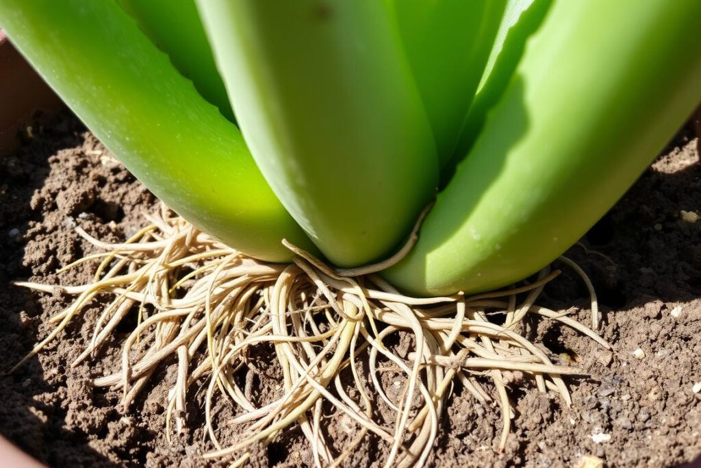 How do I know when my aloe vera plant is root bound