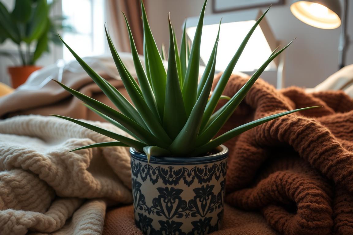 How do I protect my aloe vera plant from frost