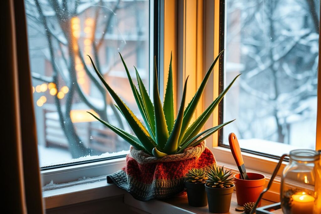 indoor aloe vera protection