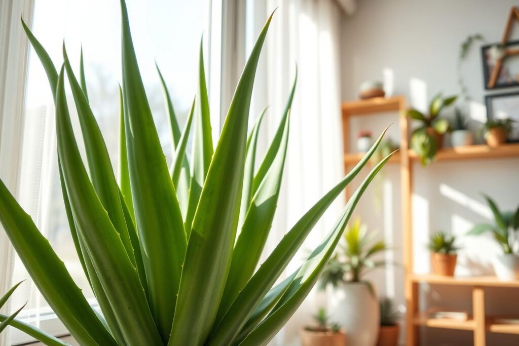 aloe vera plant indoor