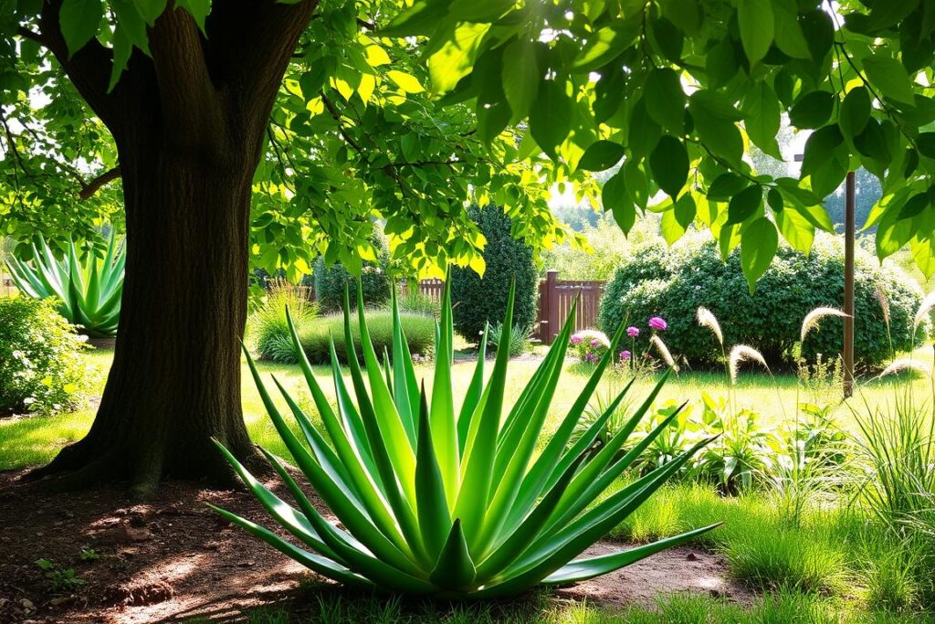 outdoor aloe temperature