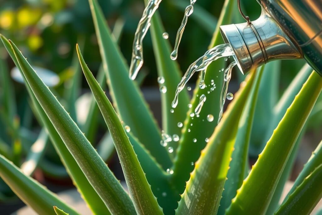 aloe vera watering