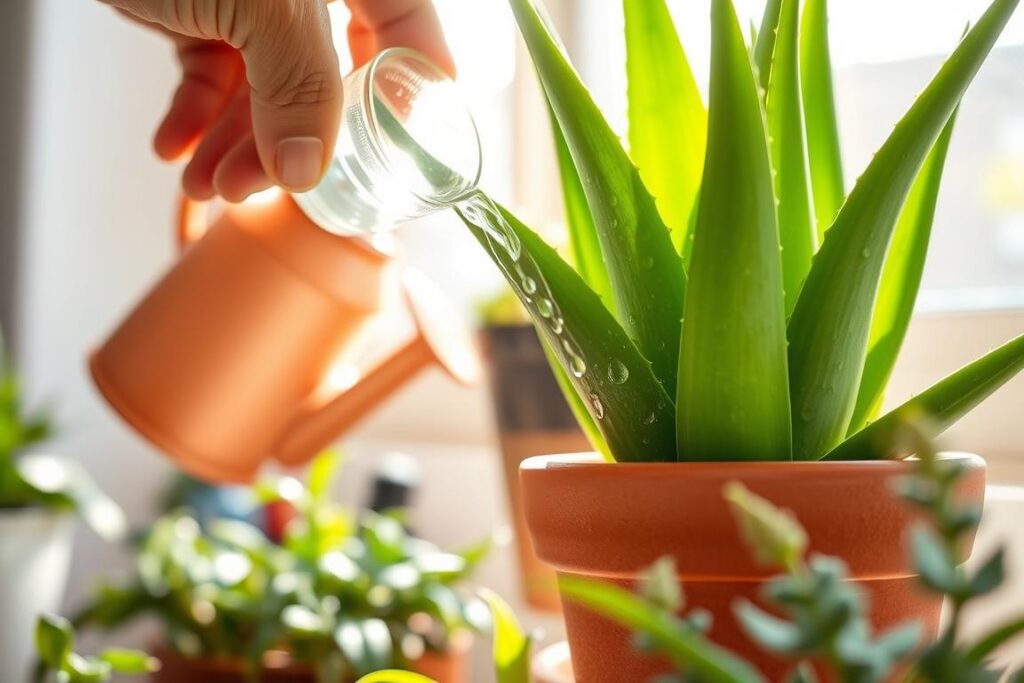 aloe vera watering