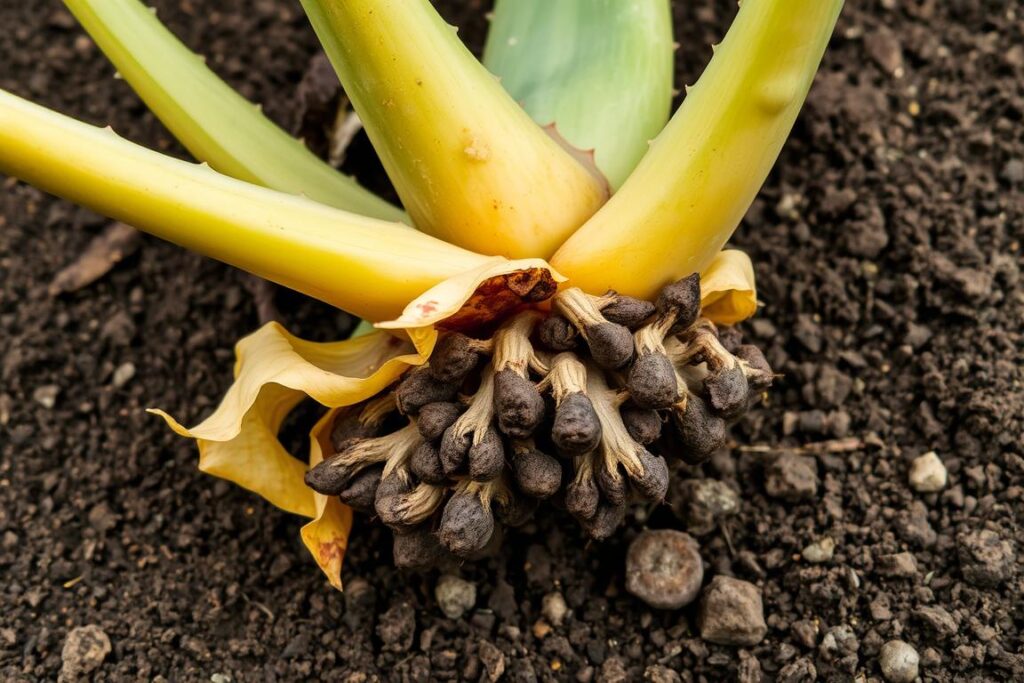 aloe root rot