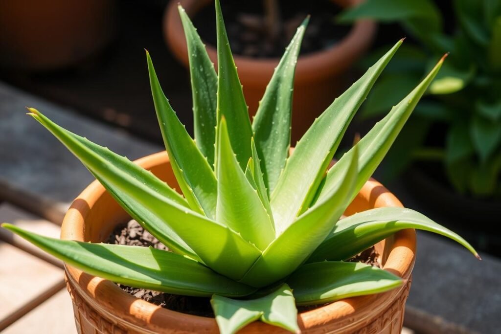 Aloe vera plant