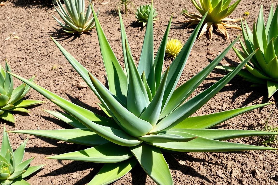 How much space does an aloe vera plant need to grow