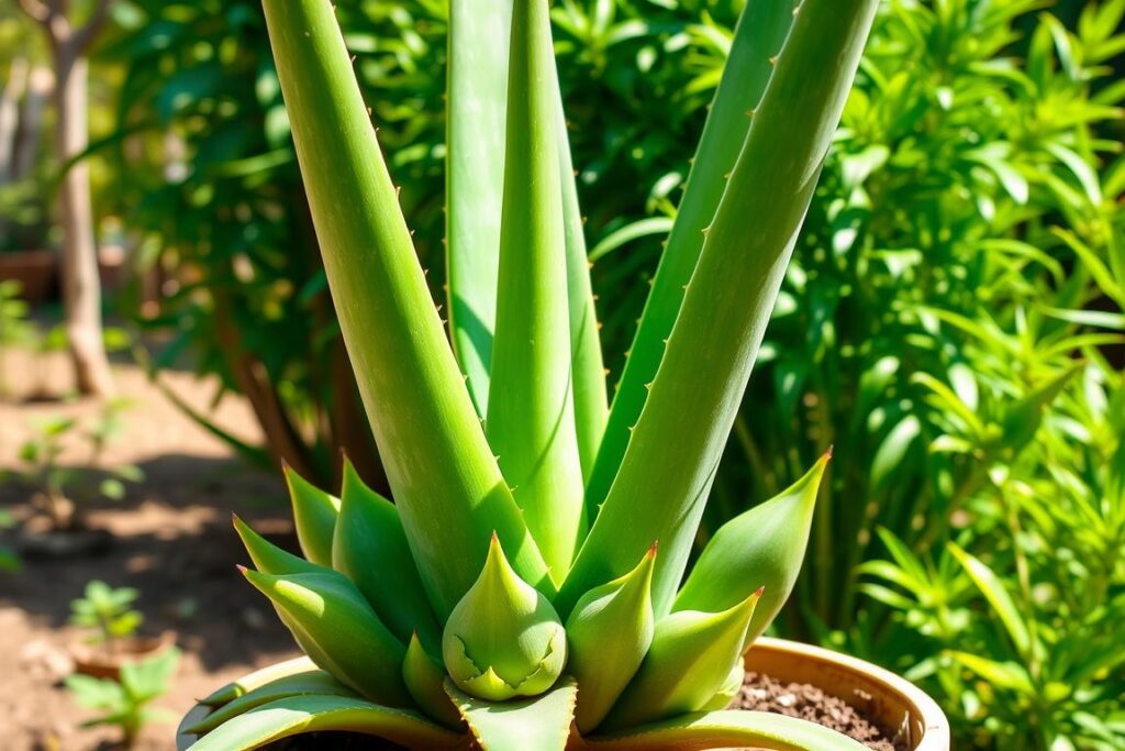 How do I get my aloe vera plant to produce pups