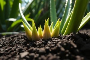 How long does it take for aloe vera pups to root