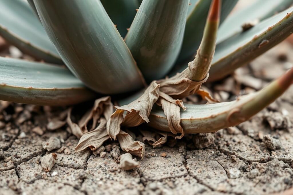 signs of underwatered aloe