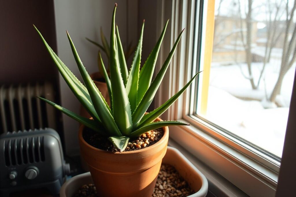 best conditions for growing aloe vera in winter