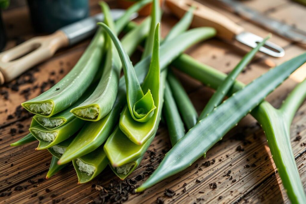 aloe vera cuttings