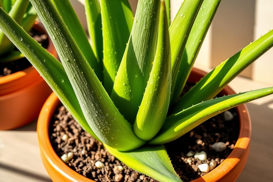 how to replant aloe vera plant