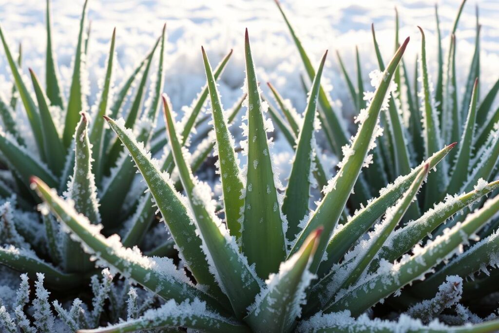 aloe tolerance to low temperatures