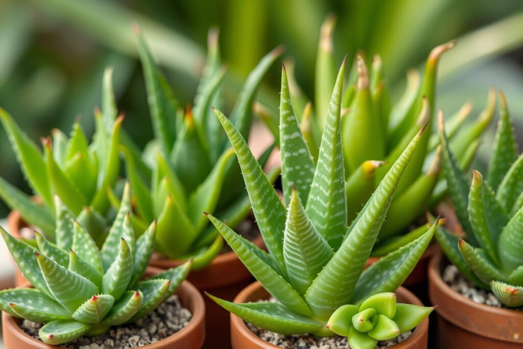 small aloe plants