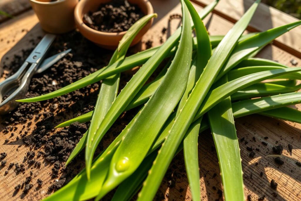 aloe vera cutting propagation