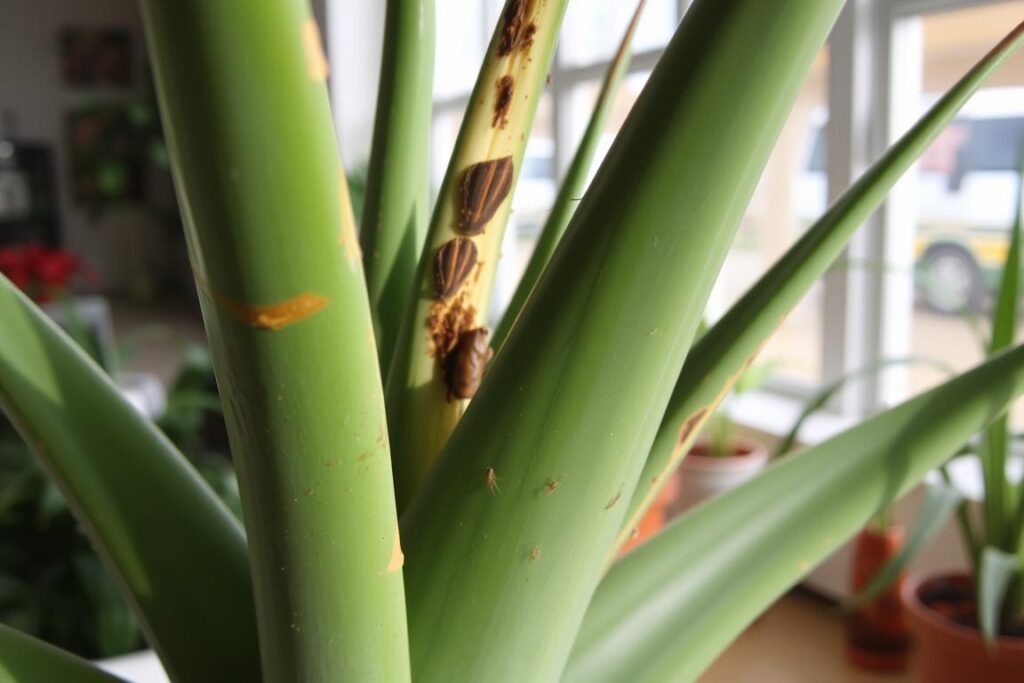 Aloe pest symptoms