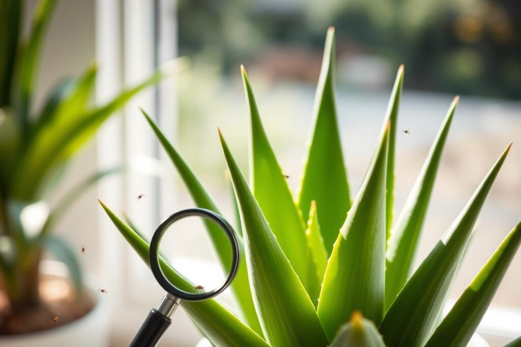 pest monitoring for aloe plants