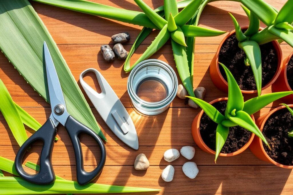 aloe vera propagation tools