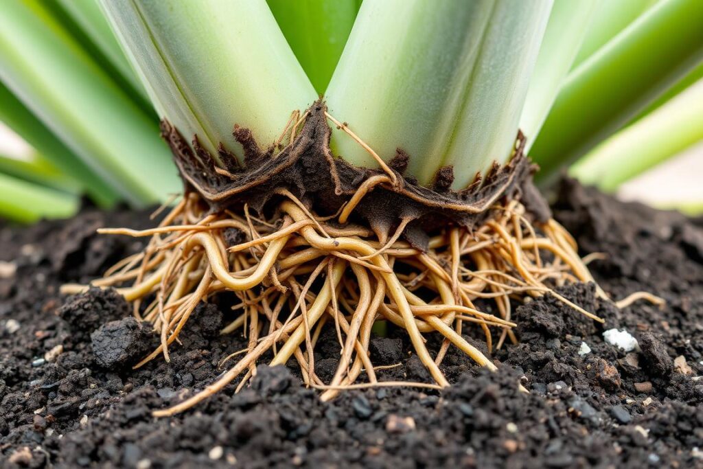 aloe plant roots