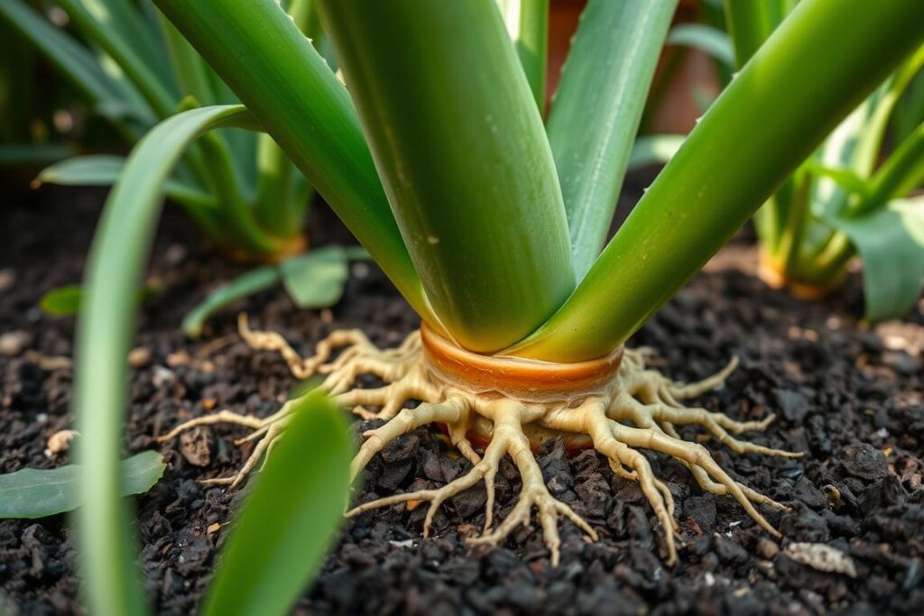 aloe vera root care